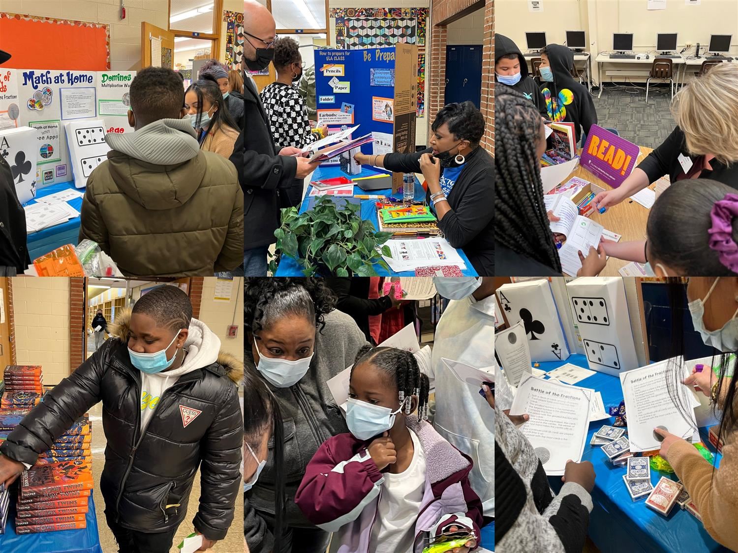 Yorktown Middle School Families Celebrate Math and Literacy